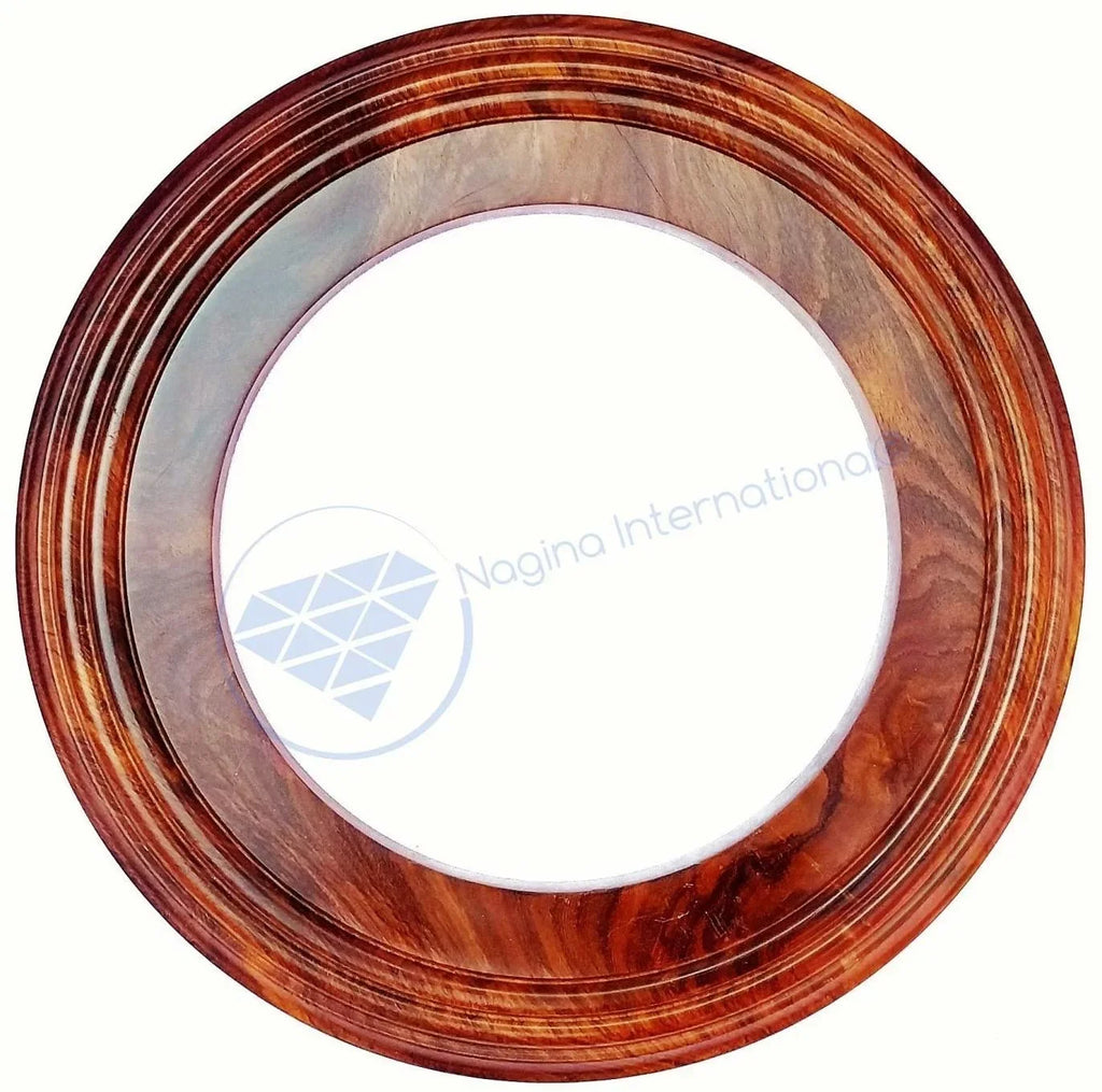 Handcrafted Inches) Hardwood Base Polished Wooden Frame International Solid (6 | Nagina