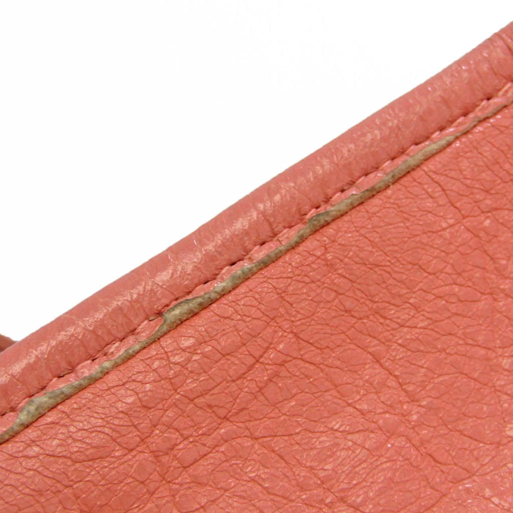Pre-Owned Women's XS Bag Navy Pink (Good) Canvas,Leather Handbag,Shoulder Light 390346 Balenciaga Cabas