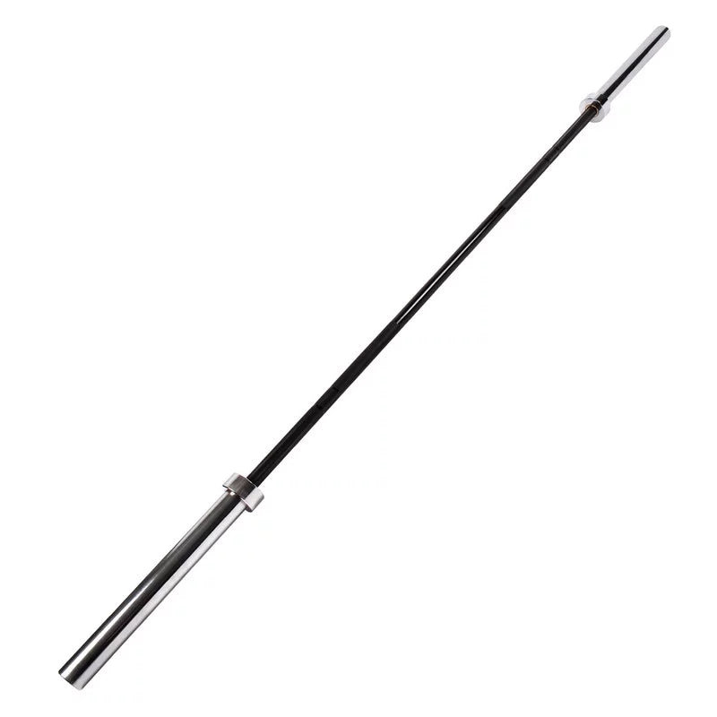 Power Bar Black Lifting Barbell Hard Lifting Olympic POUND Barbells,700 Chrome Solid Chrome Weights