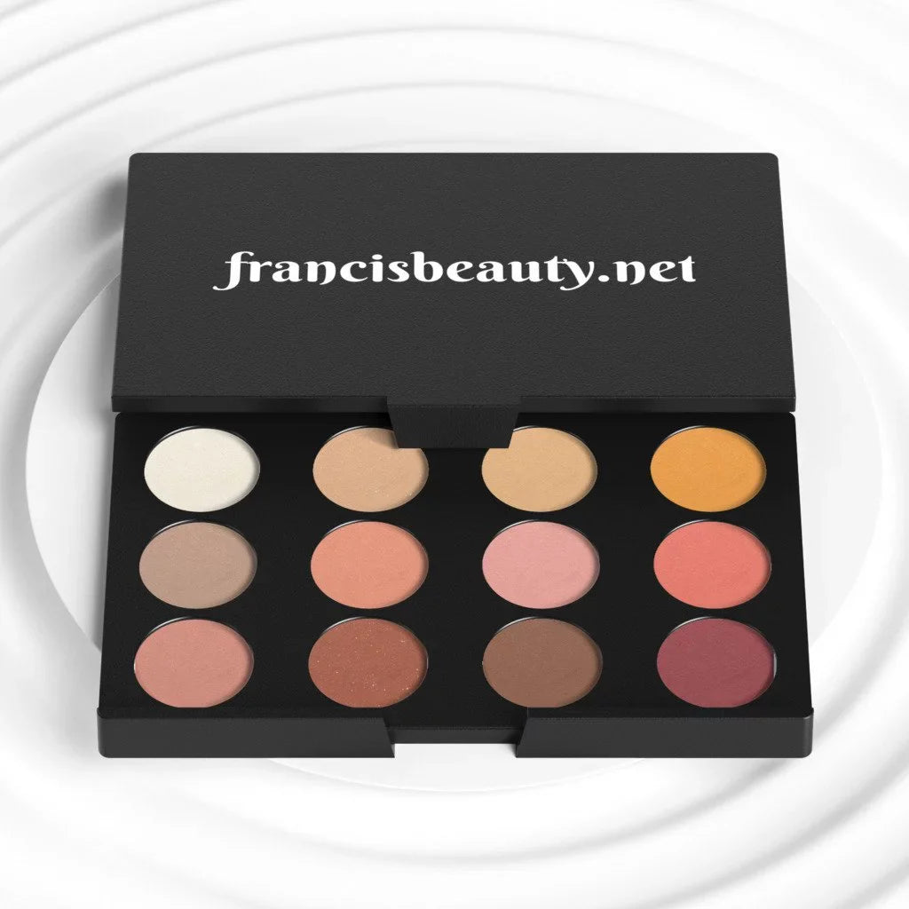 High Light Beauty Pigmented Day Eyeshadow Francis Color 12 Palette,