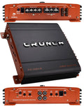 2 Stereo PX-1025.2 Amplifier CH Crunch Class-AB Bundle 1000W Power X Audio Car Band New