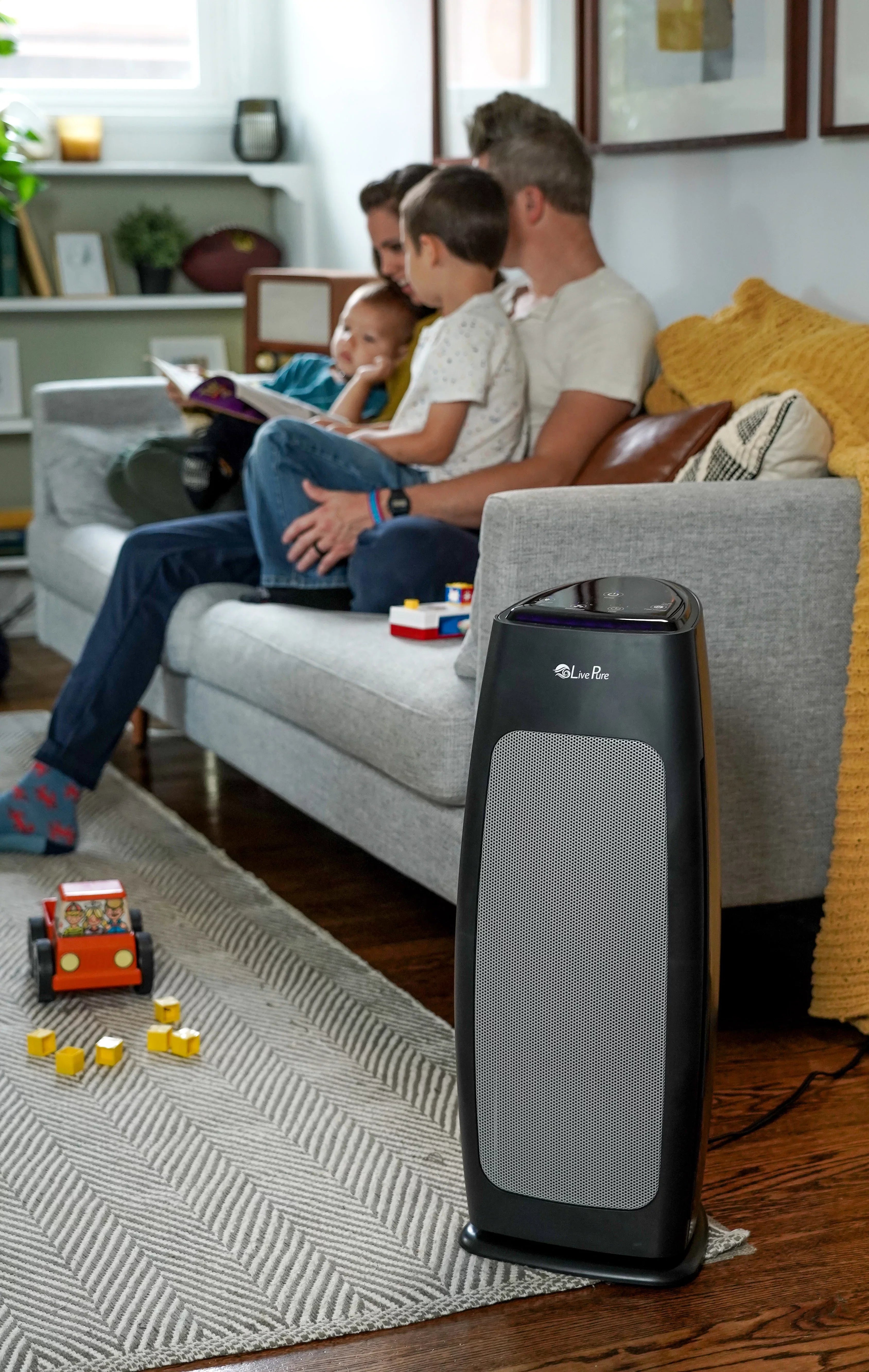 Series LP270THP Air Filtration Sierra LivePure Purifier with Tall Tower Permanent Digital