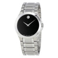 Dial Steel Black Movado Watch Men's Collection 0606781 Stainless