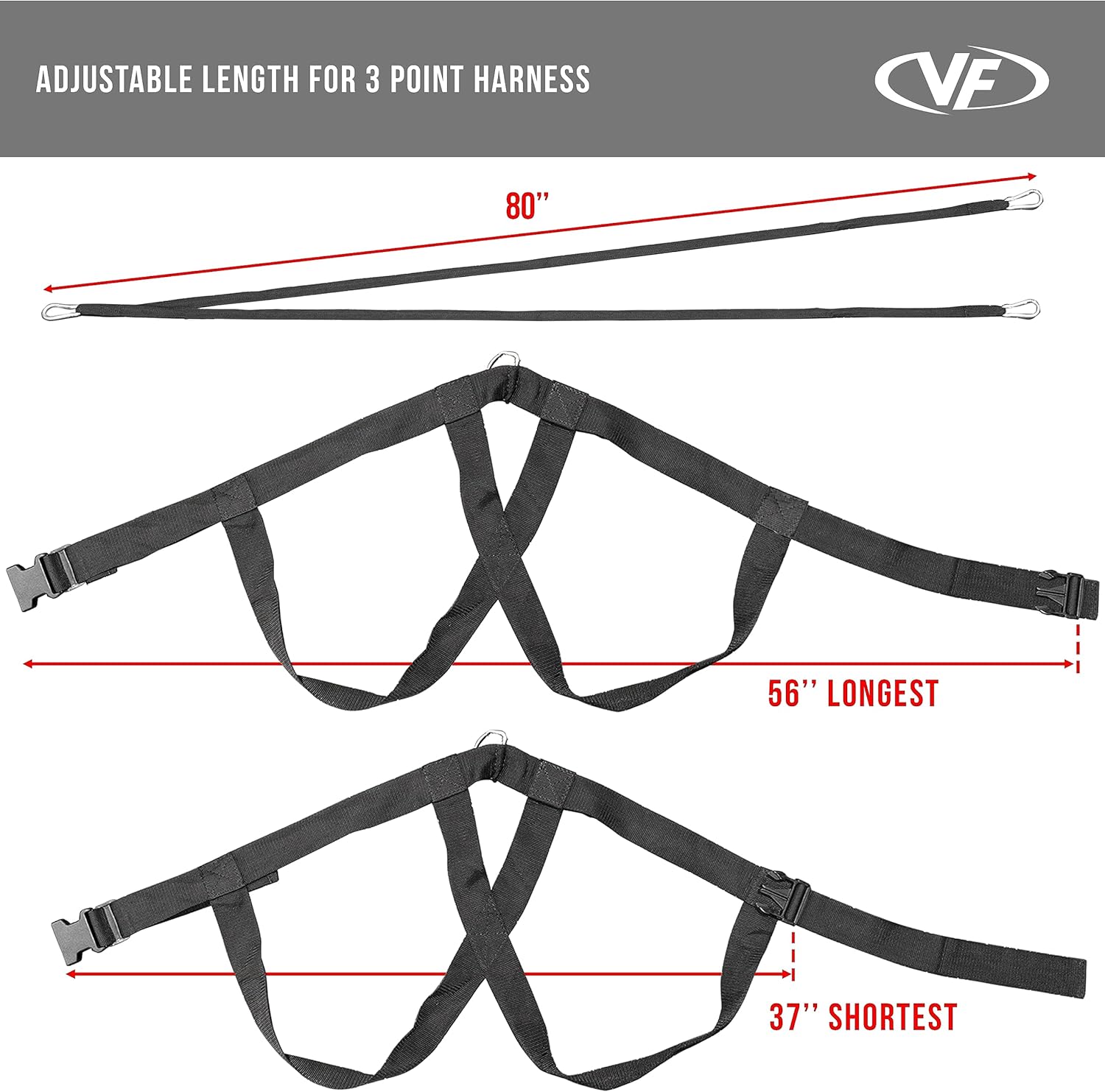 ES-SLED with Harness (Push, Pull, Sled) Fitness Straps & Agility Valor Drag Sled and