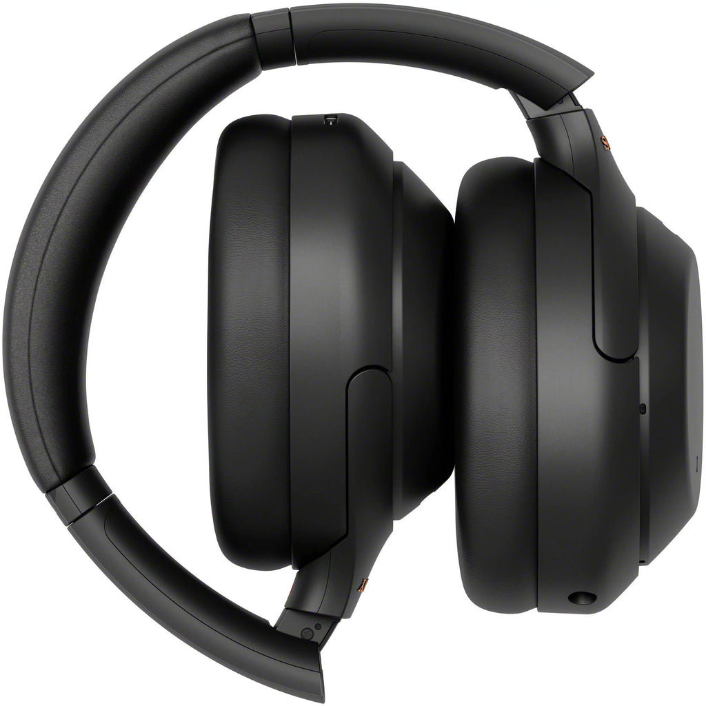 Connection Case Includes: for Plug & Carry Adapter Cable, In-Flight Microfiber Type-C (Black) Wireless Cloth - Sony USB Use, Headphones Compact Over-Ear Noise-Canceling WH-1000XM4 Cable, Cleaning