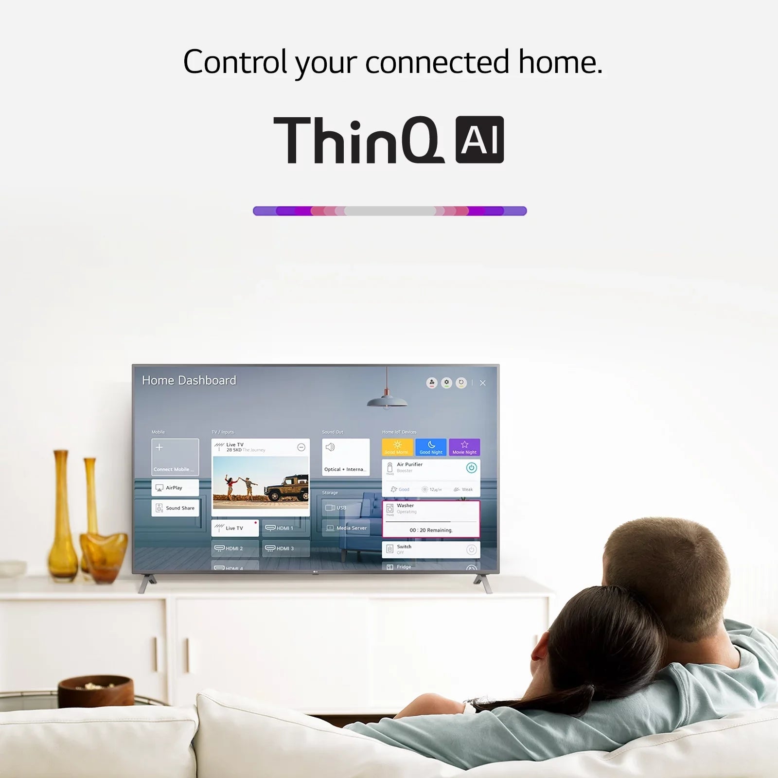 NanoCell HD (2021) ThinQA LG TV Series Ultra 65NANO90UPA 65" 4K with Smart 90 AI