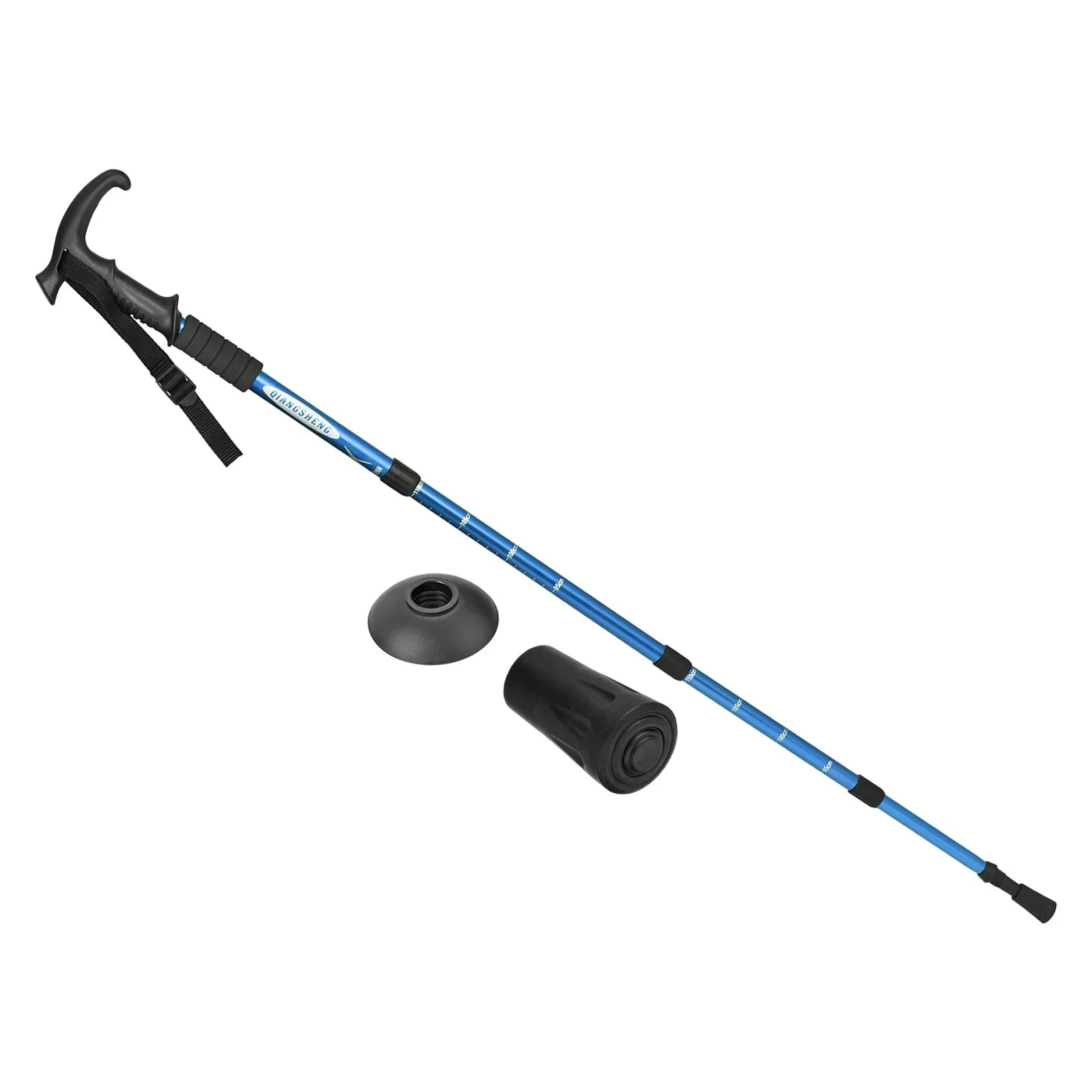 Hiking Telescopic Collapsible Handle, Poles Blue 43 Trekking Pole Uxcell T Inch