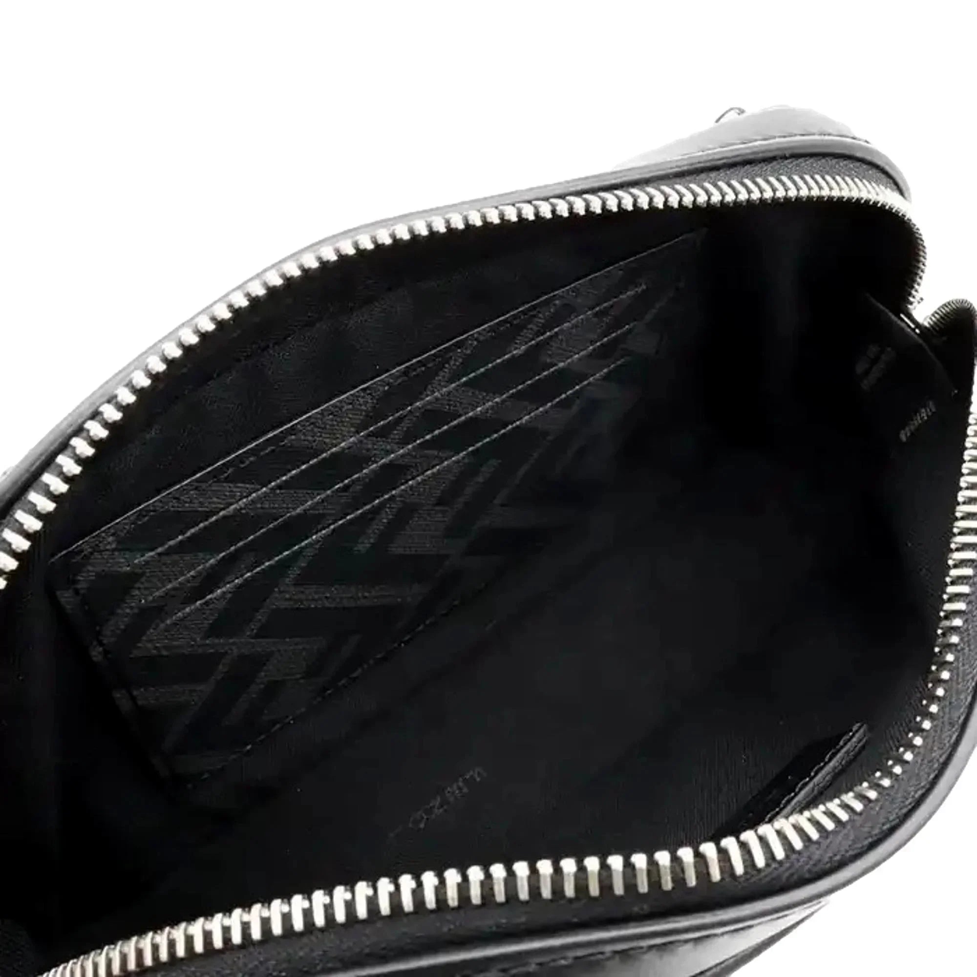 Crossbody Fendi Bag Camera Roma Zucca Black Mini Canvas