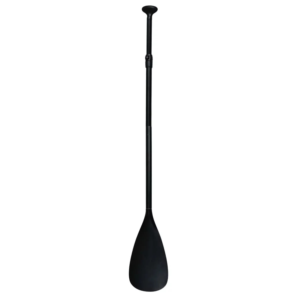 Inflatable Paddle White Set in Up Black Stand and Board Companion Perfect Sleek