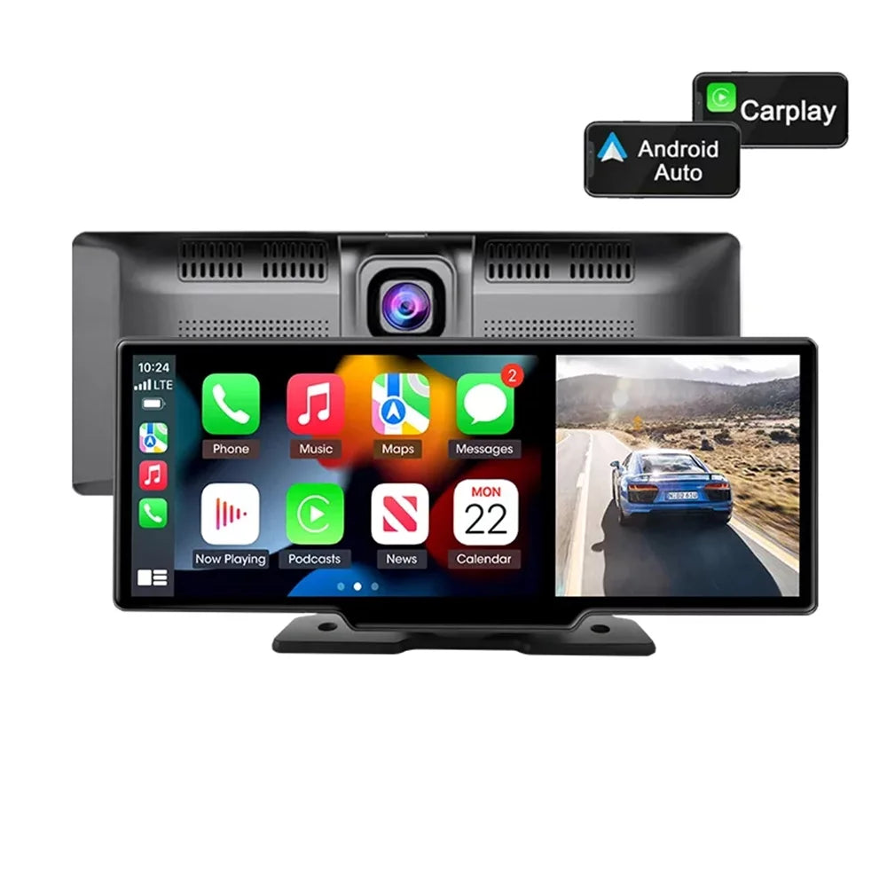 Masslatie Auto GPS Android Dashboard Front Dash Mirror Monitor camera DVR & Carplay Car DVRS,No 10.26 Cam Video Navigation Inch