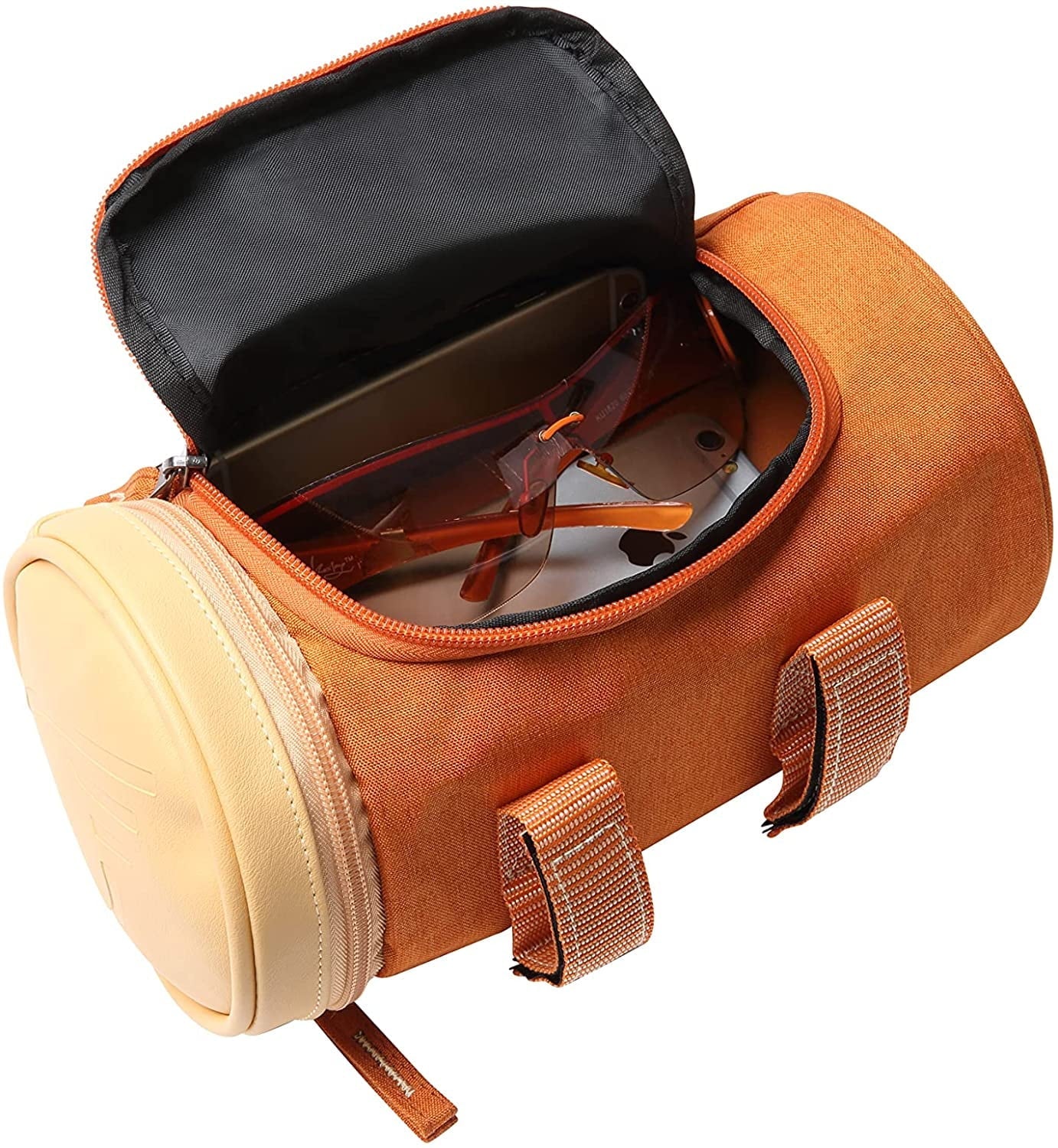 Bag, Bike Front Waterproof sixthreezero Roll Handlebar Bag, Cream Bicycle