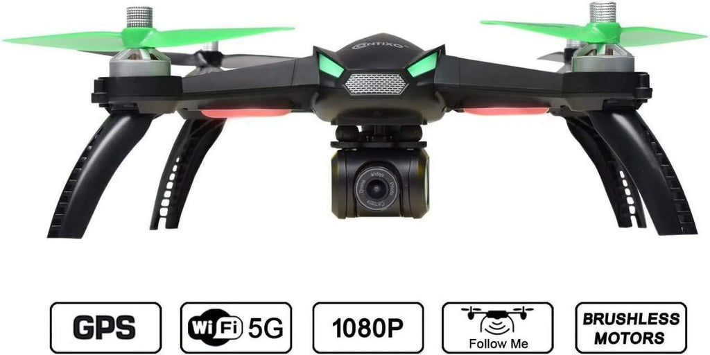 App Contixo - Open Box F20 Drone RC Quadcopter BLACK/GREEN Remote Controlled