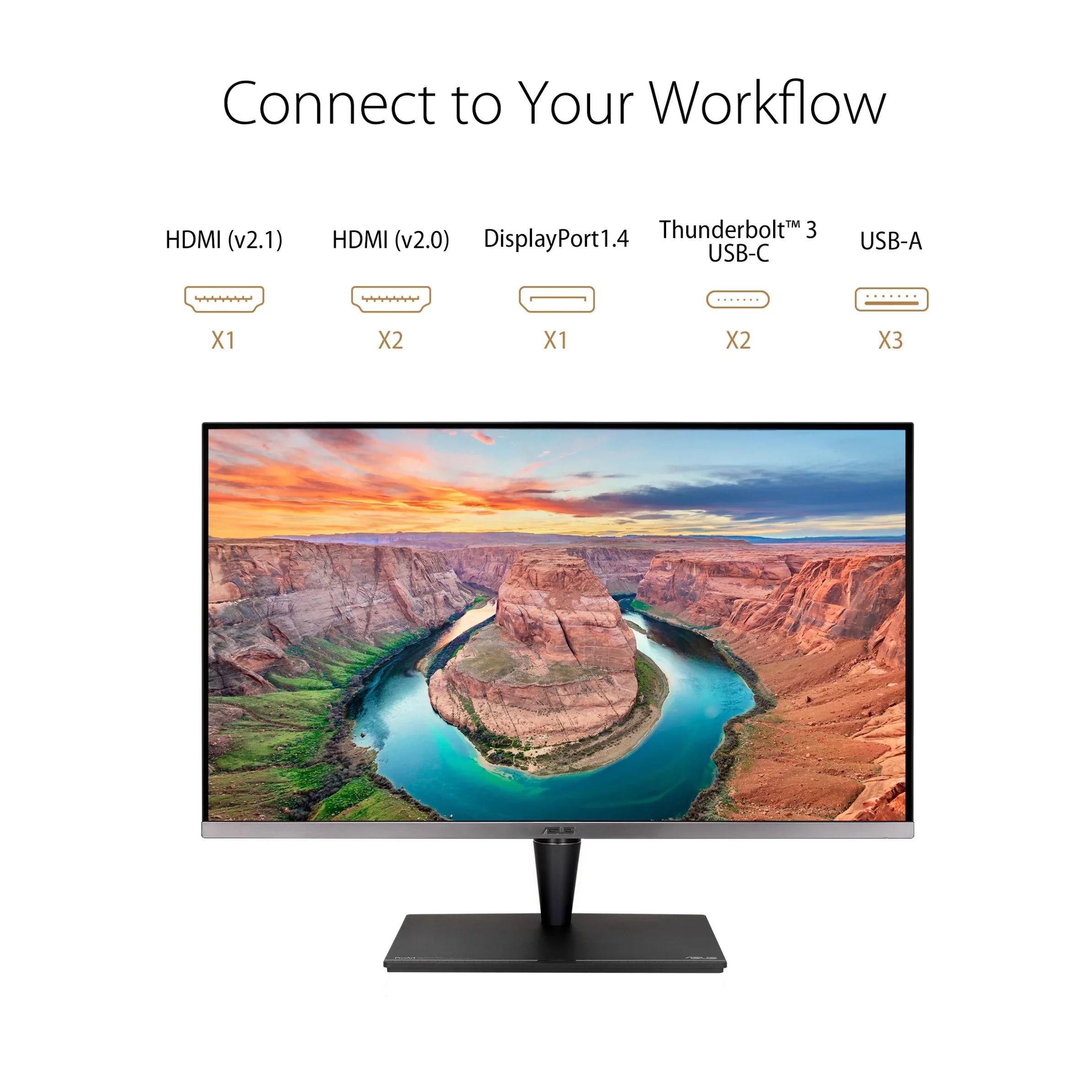 monitor HDR - LED 32" - - 4K - ProArt PA32UCG-K ASUS