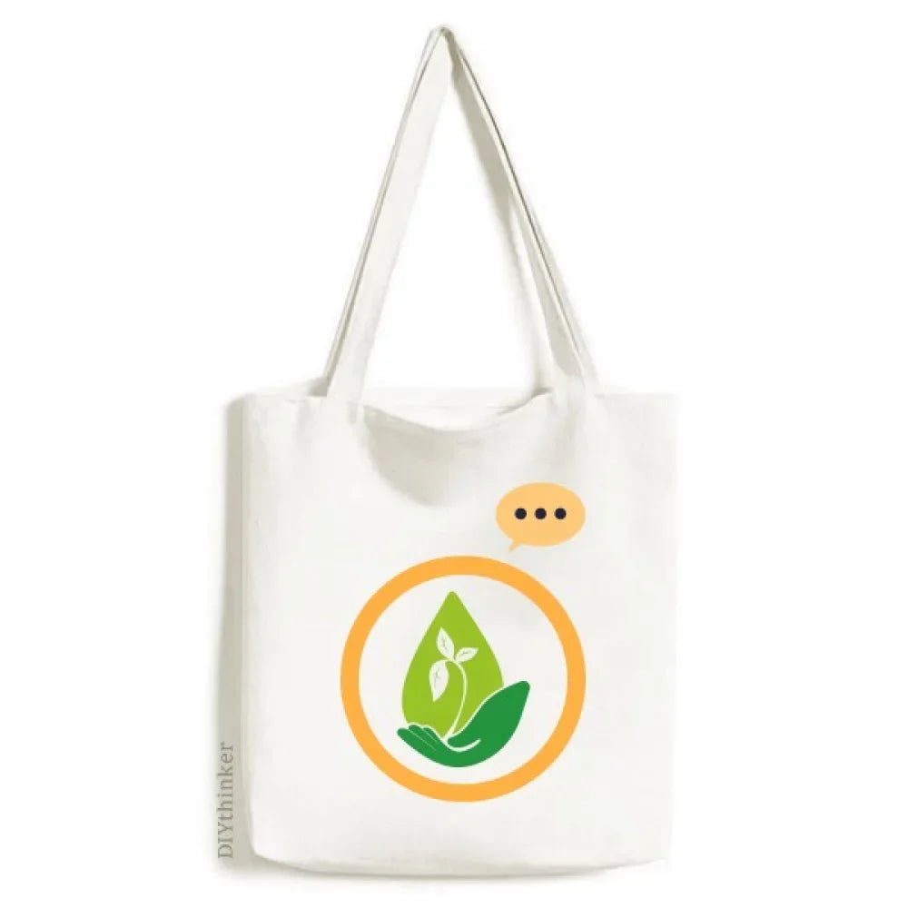 Sack Greening Bag Expression Canvas Environmental Headwaters Shoulder Tote