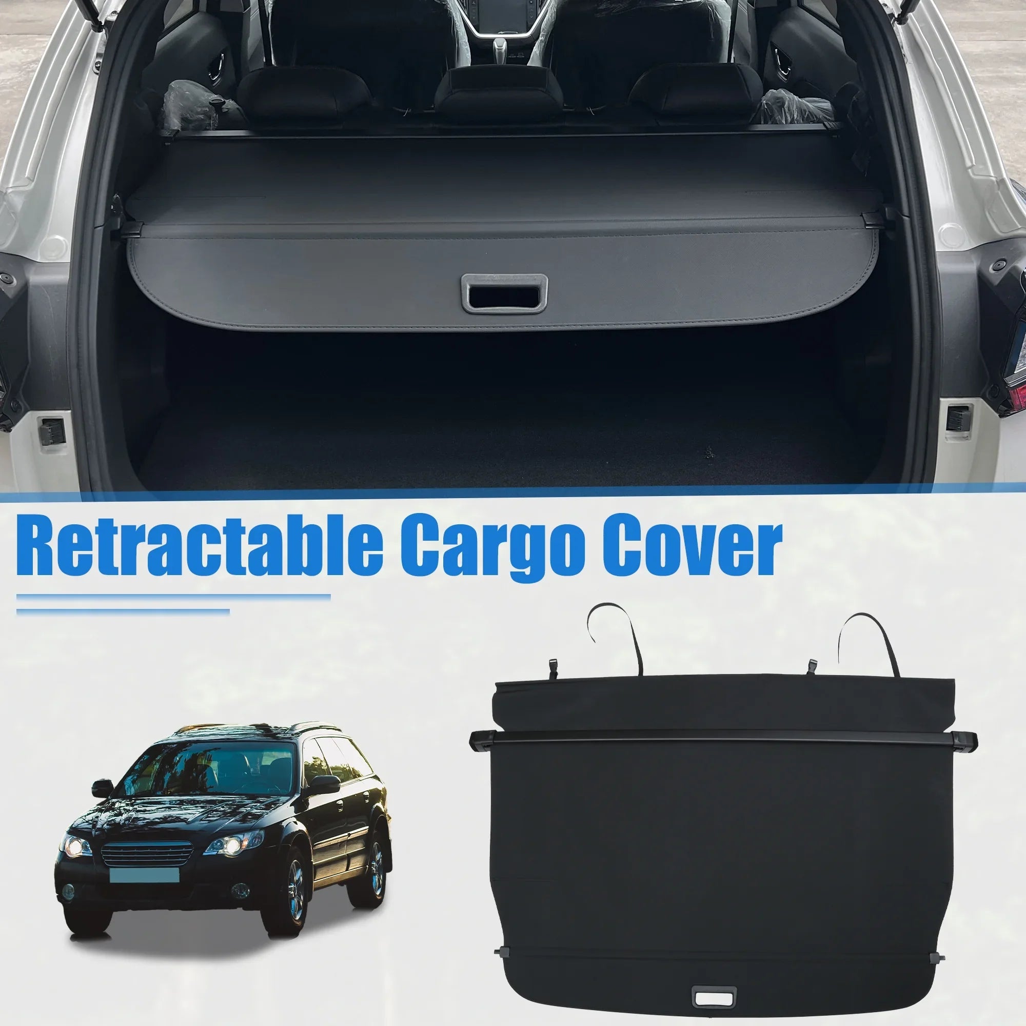 Cover Shielding Bargains Trunk Unique Cargo Slip Outback Retractable 2010-2015 Non Rear Subaru Waterproof for SUV