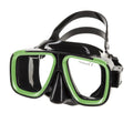 Green) Diving IST Snorkeling 2-Window Mask Saturn M9-C (Black Silicone/