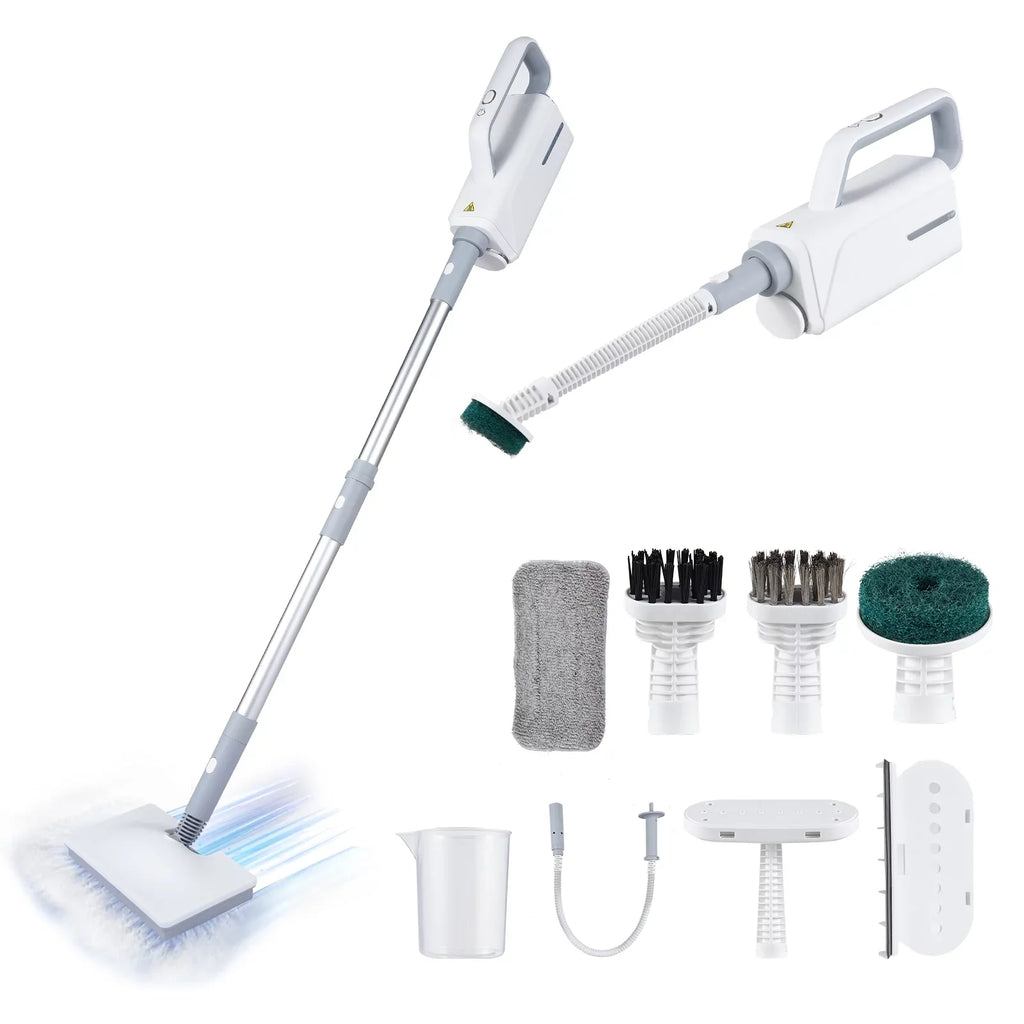 HeadFloor Steamer Mop Water2-levelWith Electric 370ml Floor Clothes Cleaner Cleaner Spirastell 370ml 3 Brush2-levelHandheld 3 Clothes mop, WaterWindow
