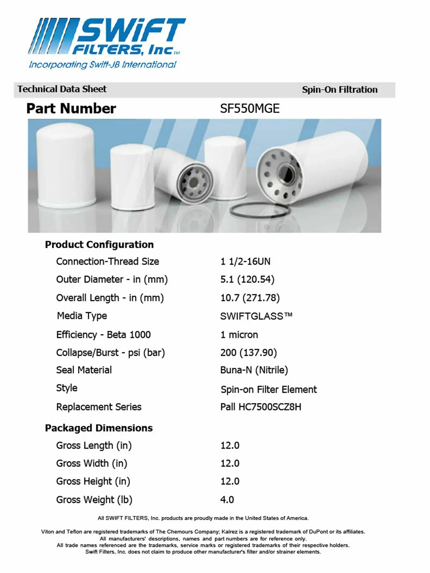 Construction HF28752in-On Interchange 1 FLEETGUARD Element Micron Microglass Filter for Direct