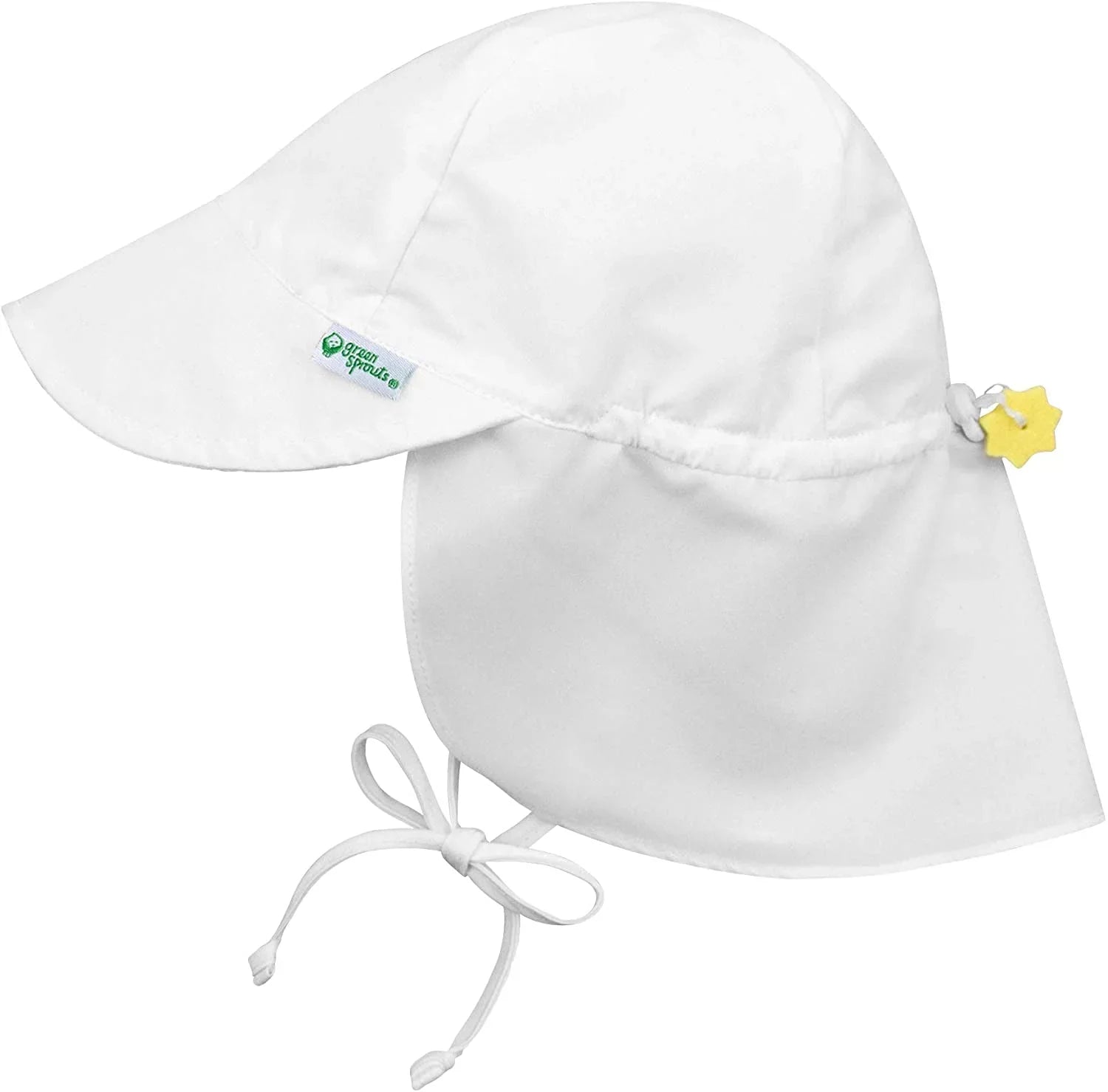 Protection play. Sun White Swim i Months Flap Baby Hat