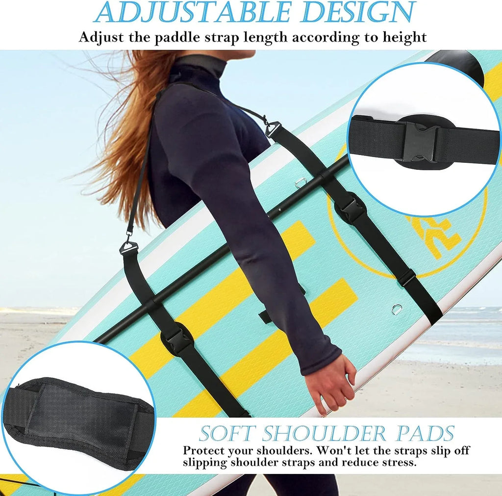 Canoe Carrying Paddle Longboards, Strap Board Women Paddleboards, and Board for Men Paddle Adjustable Boards, for Accessories Carry Surfboards, and SUP Kayaks Strap,