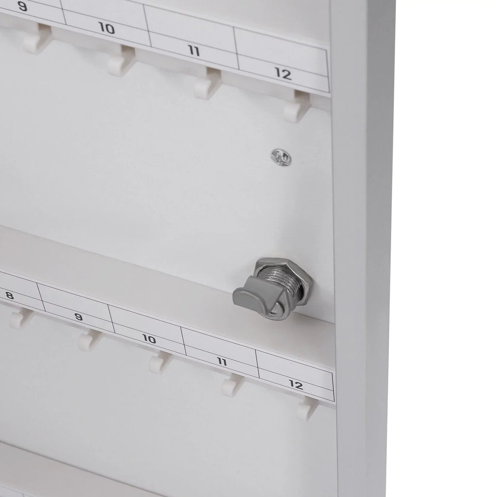 Safe Lock Box 96 Cabinet Organizer Box Key Cabinet Silver Wall Mount Storage Key