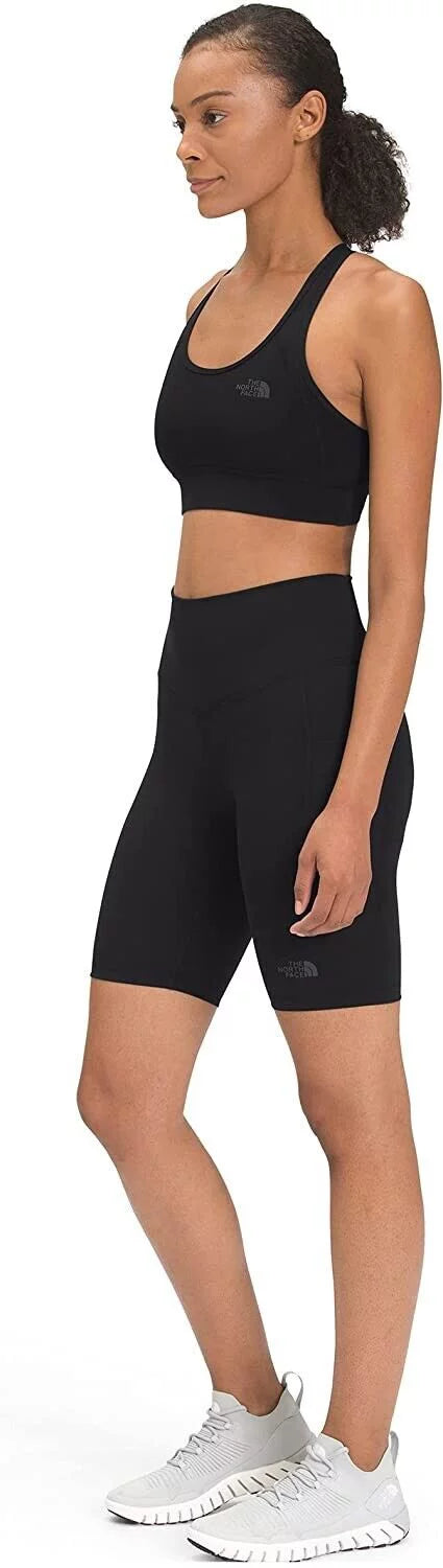 MSRP High-Rise Size 9" NORTH Black M Womens THE $55 Short FACE Pocket Motivation