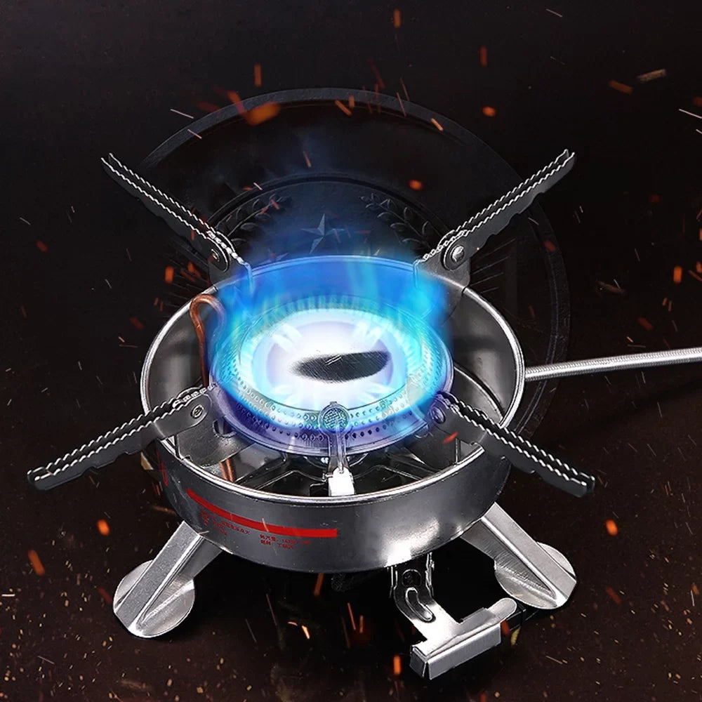 Picnic Gas Butane Split-Type Camping Power Steel Blaze Andoer Large BRS-10 Stainless Cooker Portable Big Outdoor