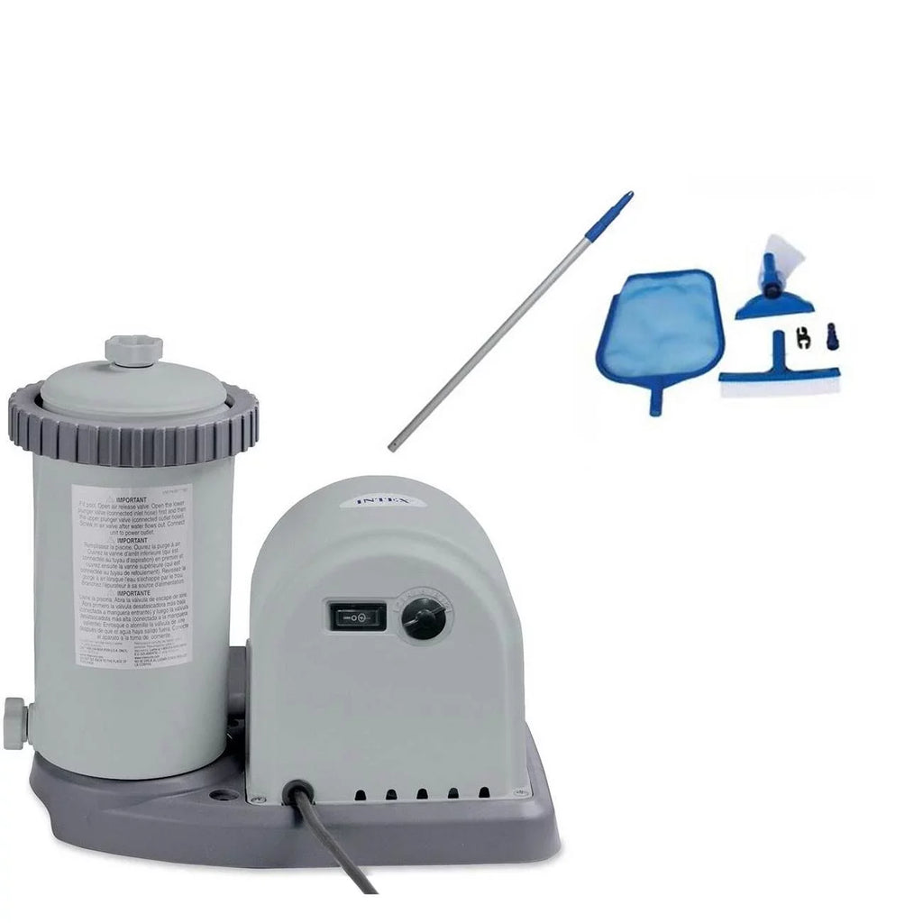 Pump Filter Maintenance Intex Intex Timer 1500 GPH with Pool Pool Kit & Swimming