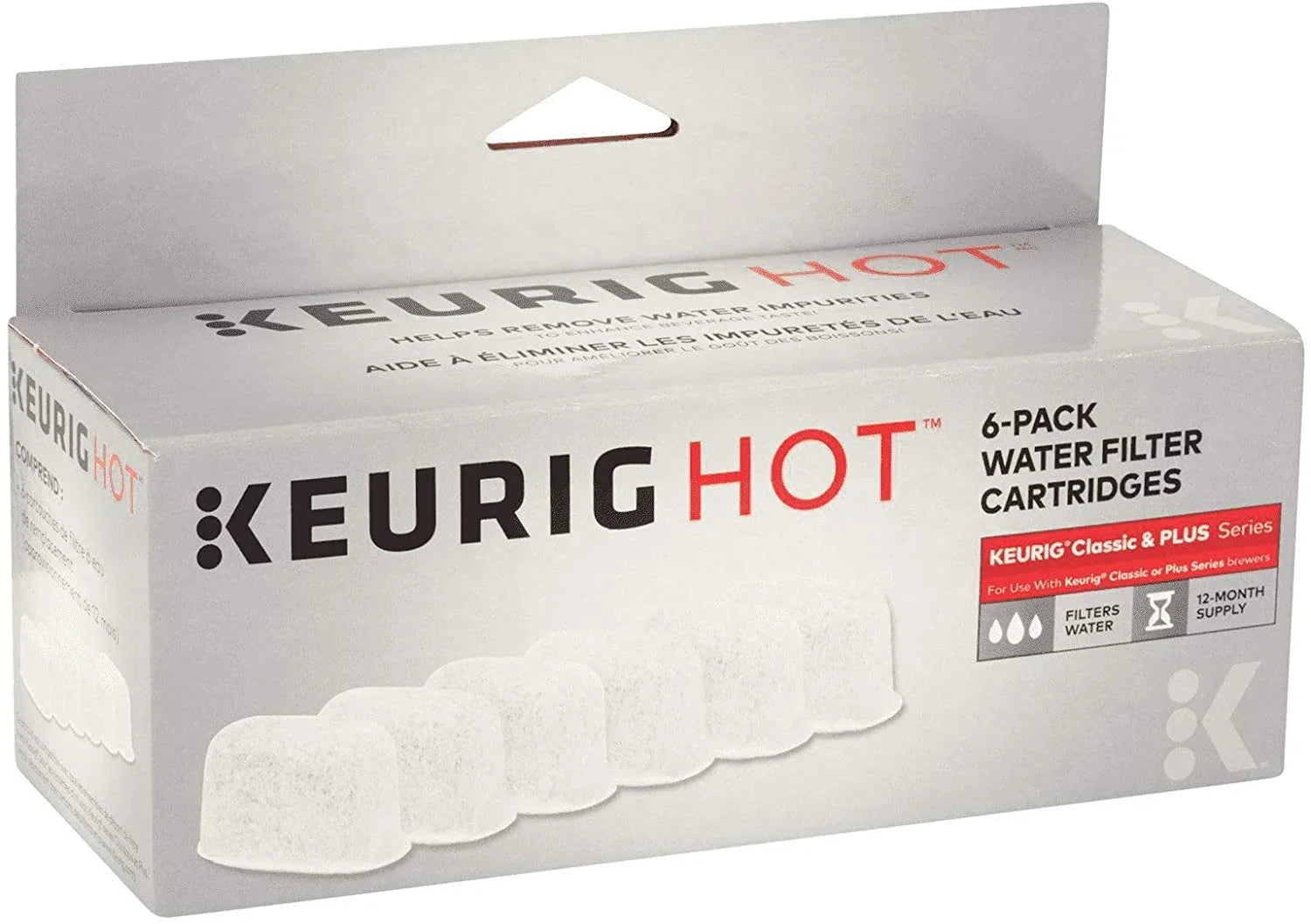 Filter filters) Cartridges (12 Water Six Keurig