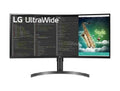 LCD 35WN65C-B Screen Class Gaming 35" Monitor, Curved Ultrawide WQHD LG 21:9