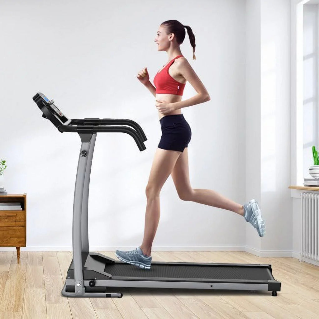 Display Compact Electric Your Up Treadmill LED Routine Level Fitness Folding