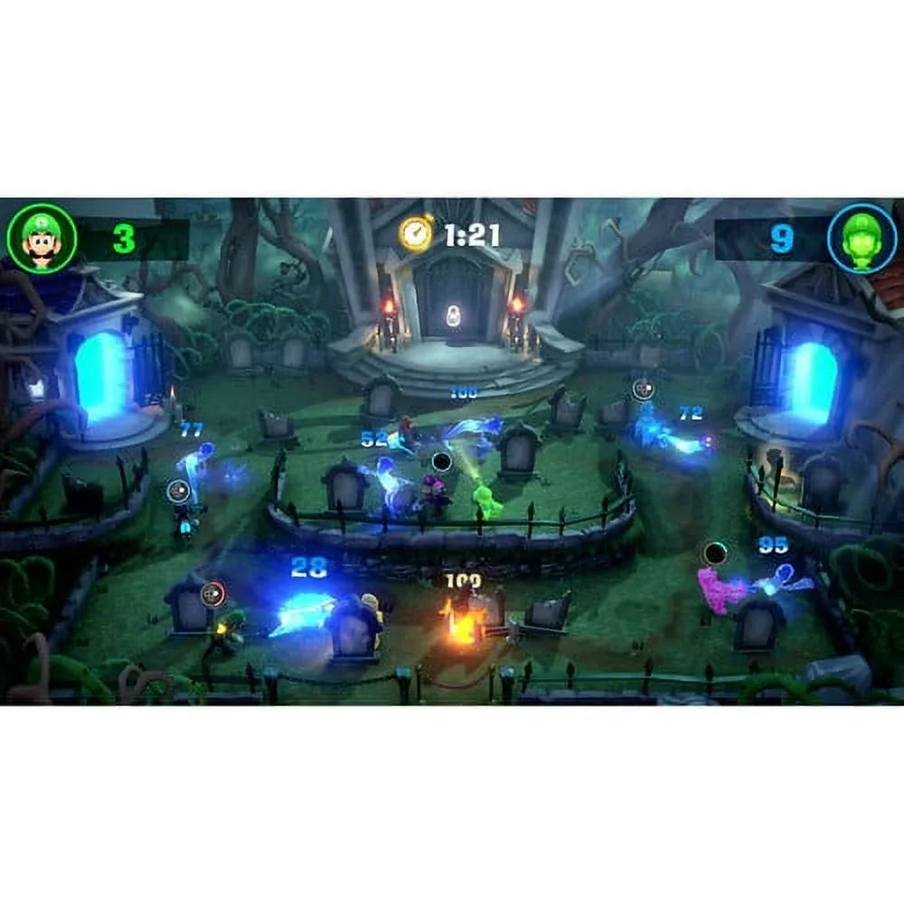 Cloth Bundle Luigi's Nintendo Mansion Cleaning with 6Ave (Turquoise) Switch Lite 3 +