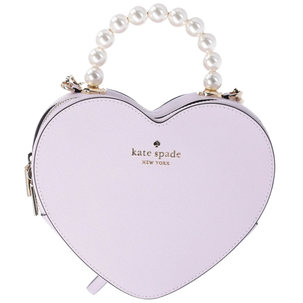 Pearl Love Kate Moonlight Crossbody Purse KF516 Spade Leather Shack Heart Lilac