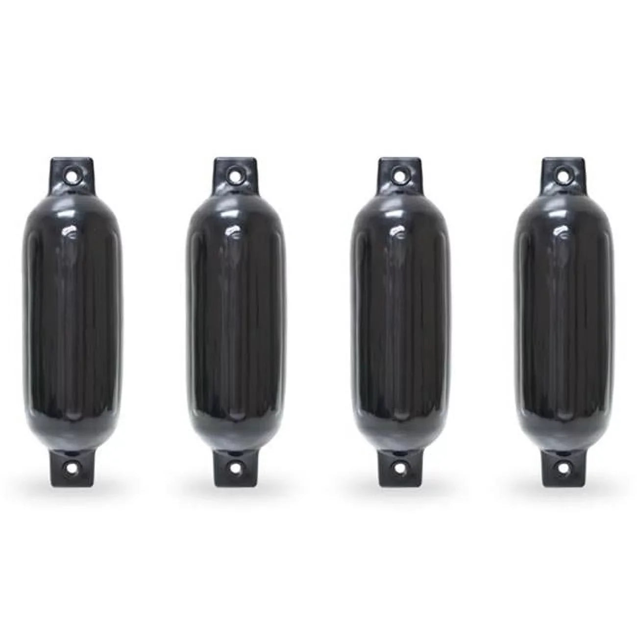 16 Twin Pontoon - Piece Black Harbor in. North 4.5 4516TB Fender, Eye Boat Ribbed 4 East x