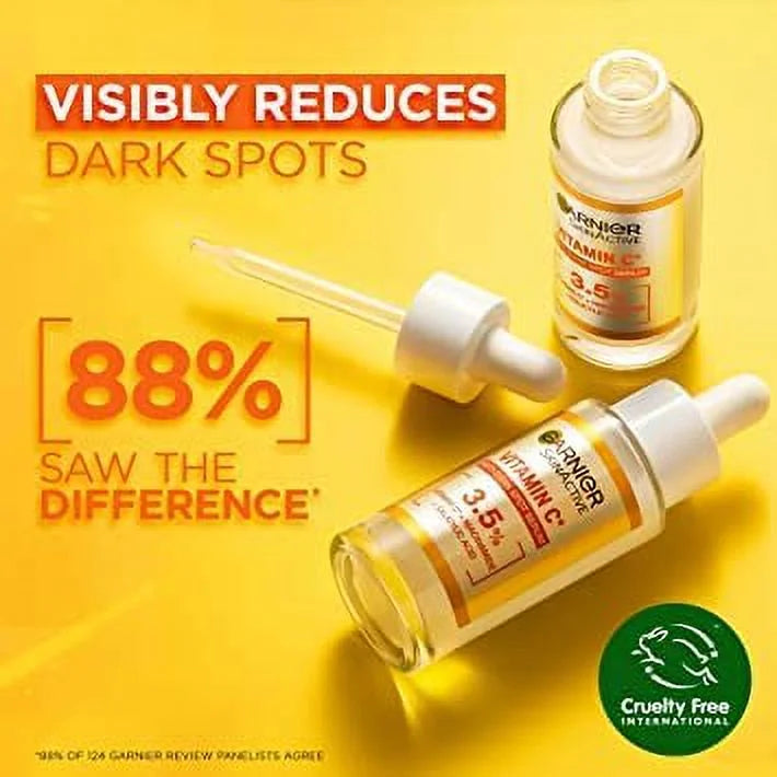Skin Glow Spots Garnier Serum, Anti-Dark 30Ml. And Brightening Naturals