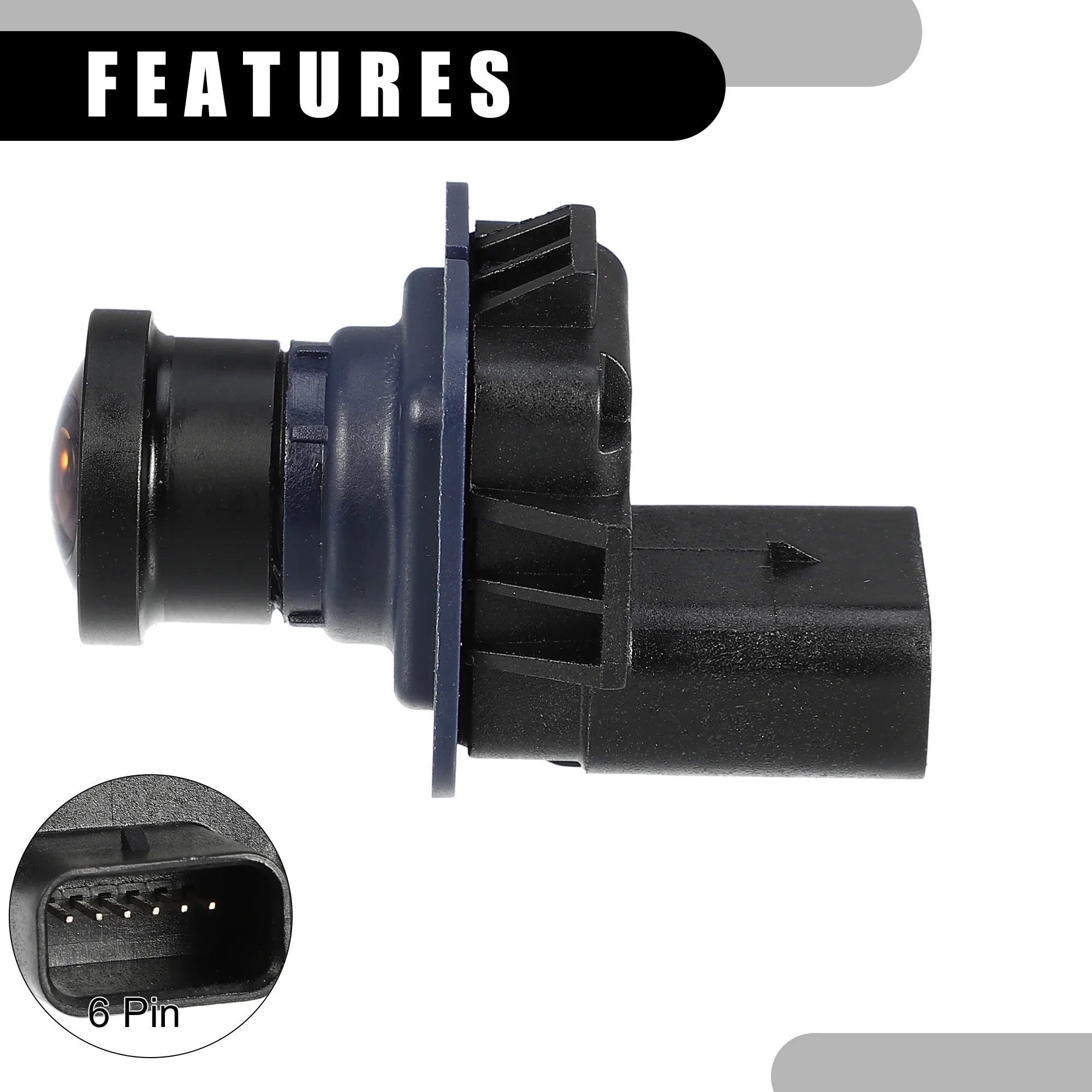 Black Camera No.EB3T19G490BB Back 2011-2014 Car Plastic View Ford F-150 Rear for Up