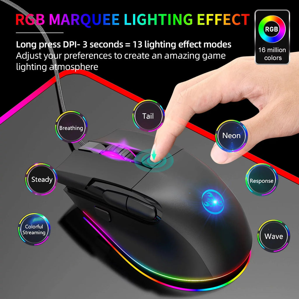 Effects, Key Keyboard Keys, Office Shortcut 6588 Full High Multi-function No and Programming Cool Conflict, V600+A905 Ergonomic Combo, Gaming Wired Macro Function, and Design, for