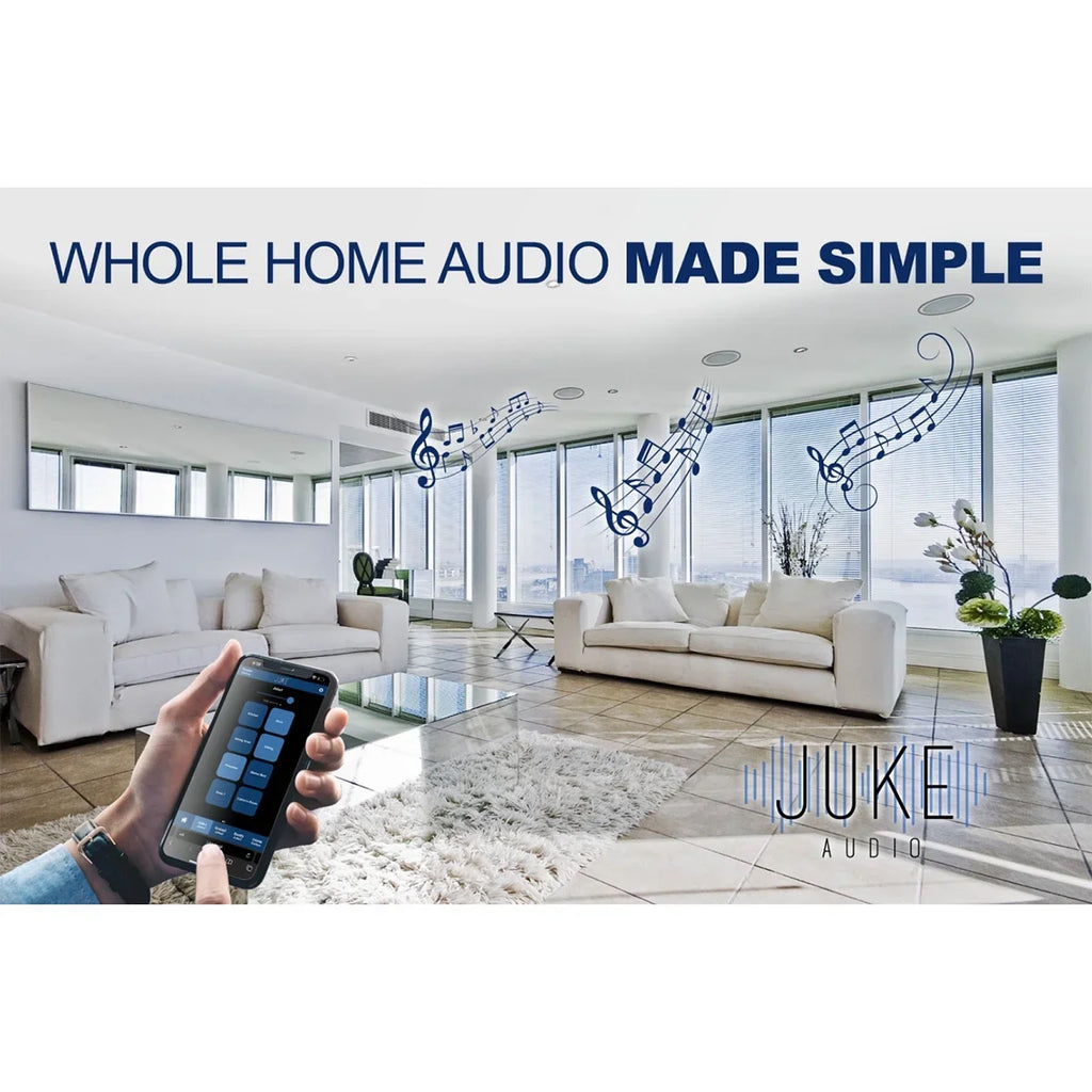 8 Spotify Juke-8 Audio Airplay Zone Multi-Room Connect, Amplifier with Juke 2, Audio DLNA &