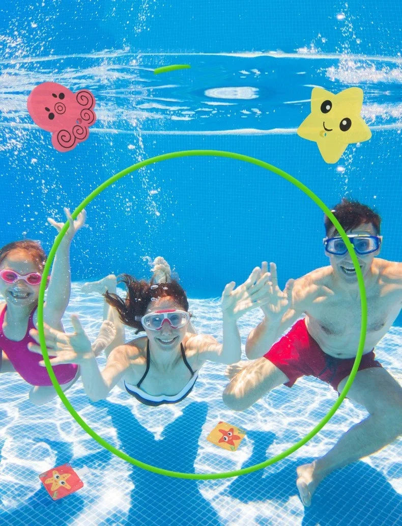 For Diving Kids Rings Sports & Children Durable Underwater Toy Swimming Portable Diving Rings Training