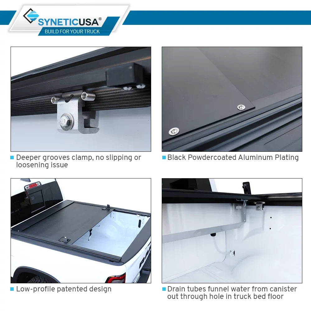 Hard Tundra Retractable Aluminum Hard Toyota Tonneau For Truck Cover Bed Waterproof Profile Low Design 2007-2021 5.5ft