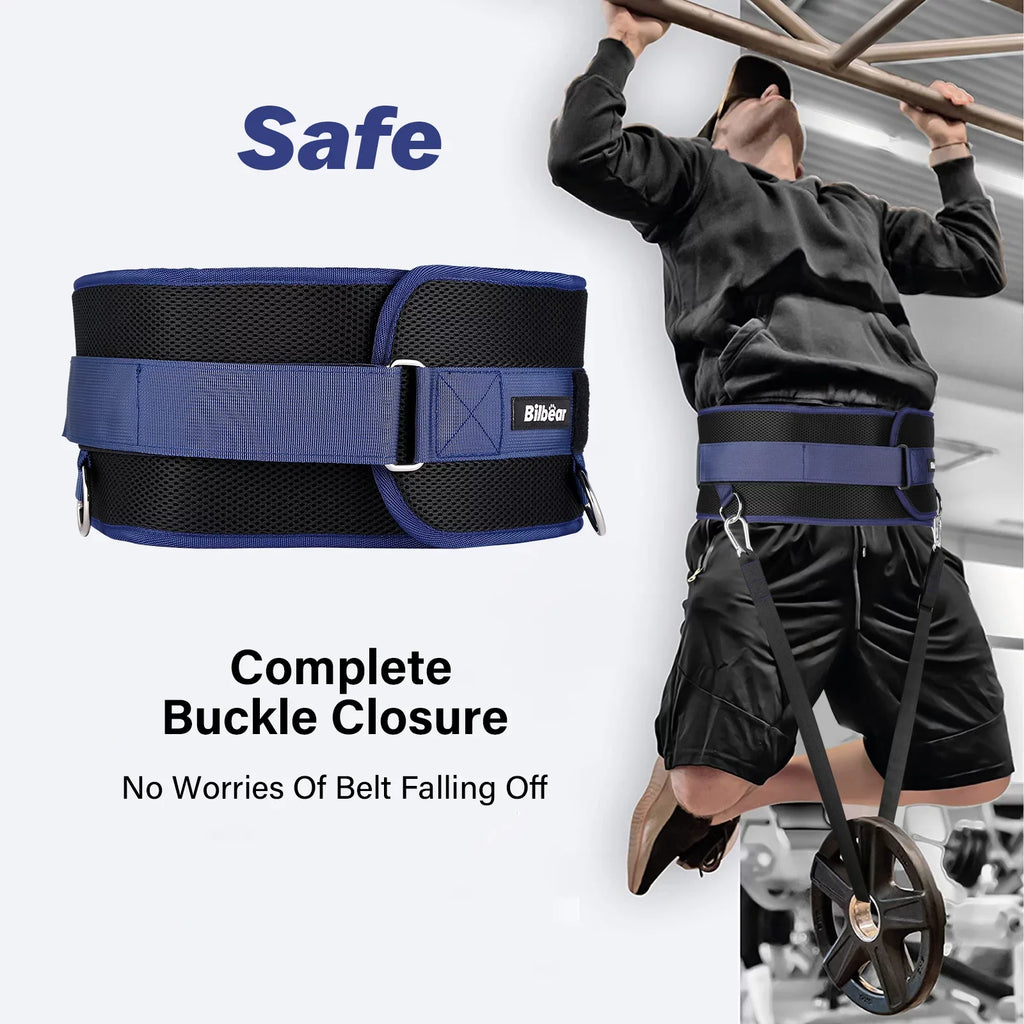Adjustable,45-Angle pulls Strap,Weight 43 inch Snap Belt Hooks Weightlifting,Weight Dip 39 up,with lifting strap Belt for for Dip Rings&2 Bilbear inch Comfort Position