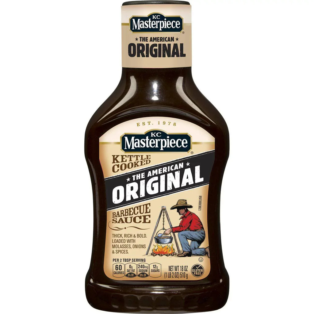 Masterpiece Ounce 6 KC per -- Barbeque Original 18 Sauce, case.