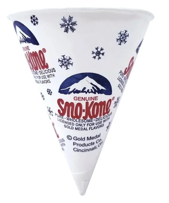 Gold 1 of Snow Medal Cups Cone Quantity 5000-Count 1060 Sno-Kone -