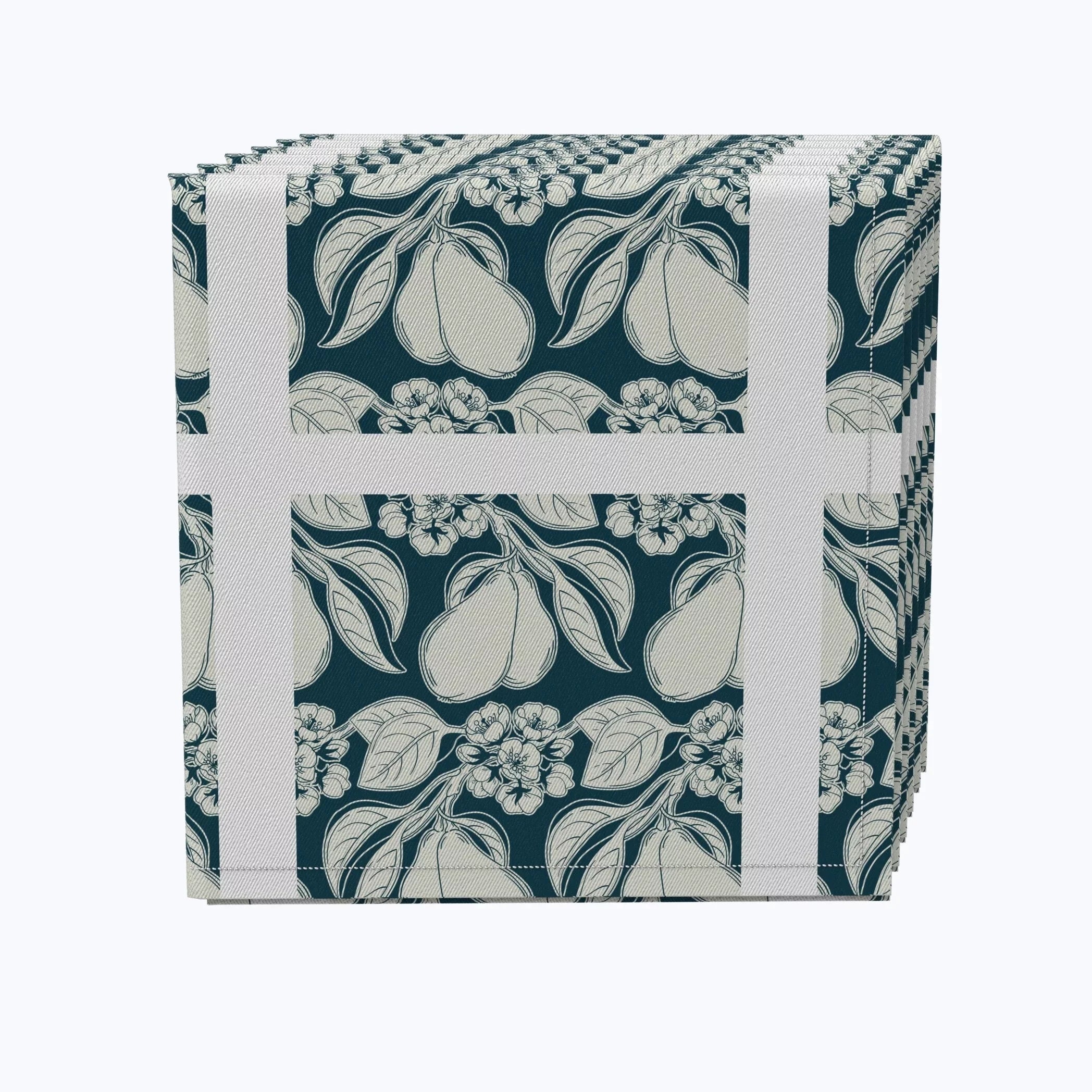 Cotton, x 20 4, - Products, Fabric Inc. 20 of Napkin Set 98 20x20", Textile 100% Floral