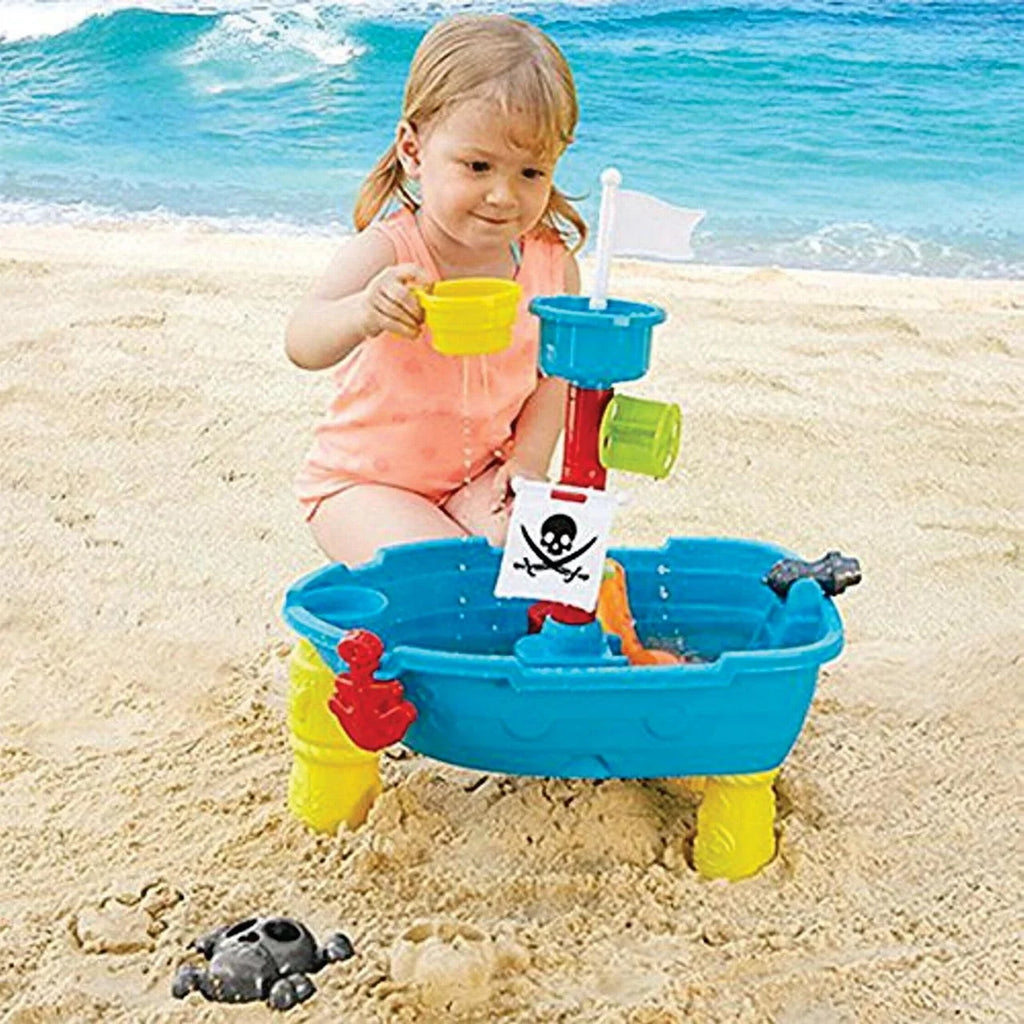 Girls Table Boys Pcs 21 Toddlers 3 Sand Sandboxes + Toys Y Beach Ship Water Mundo Toy for Pirate