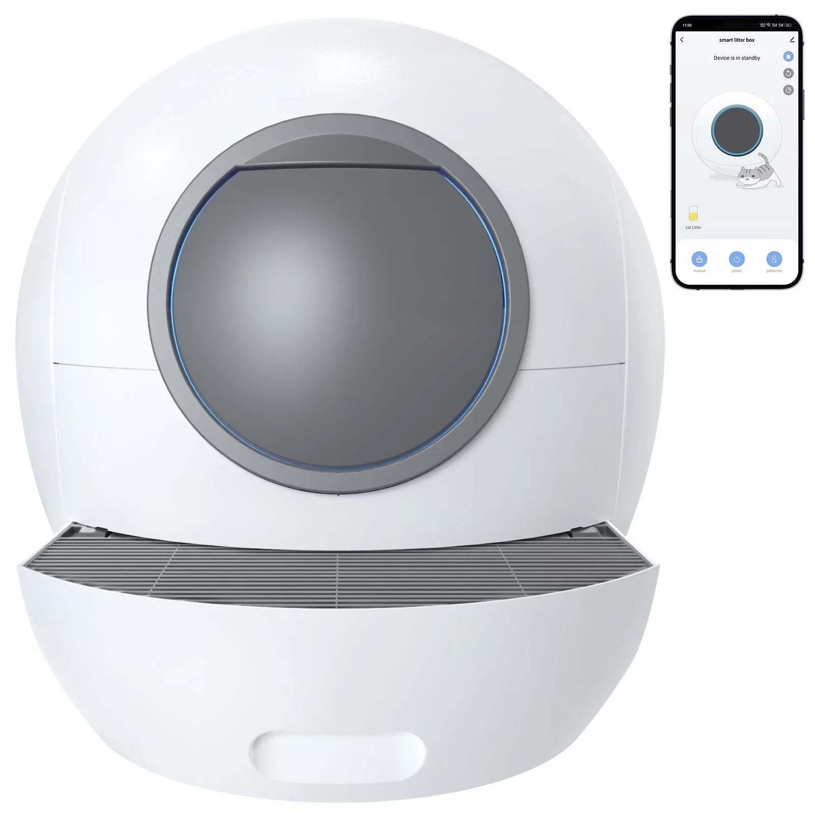 Double Cleaning Box Automatic ELS Cat Litter Robot Odor Litter Self Box Gift Cat Removal PET