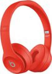 Beats Solo - by MX472LL/A Headphones On-Ear Citrus Wireless 3 Dre Red Restored Dr. - (Refurbished)