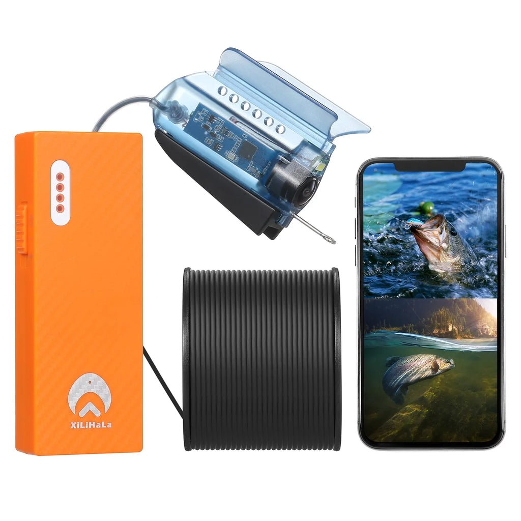 Lake Dive Underwater Finder Fish into 1080P Camera - Gofishup Video Kayak Sea Depths Fishing for Boat Live Ice with