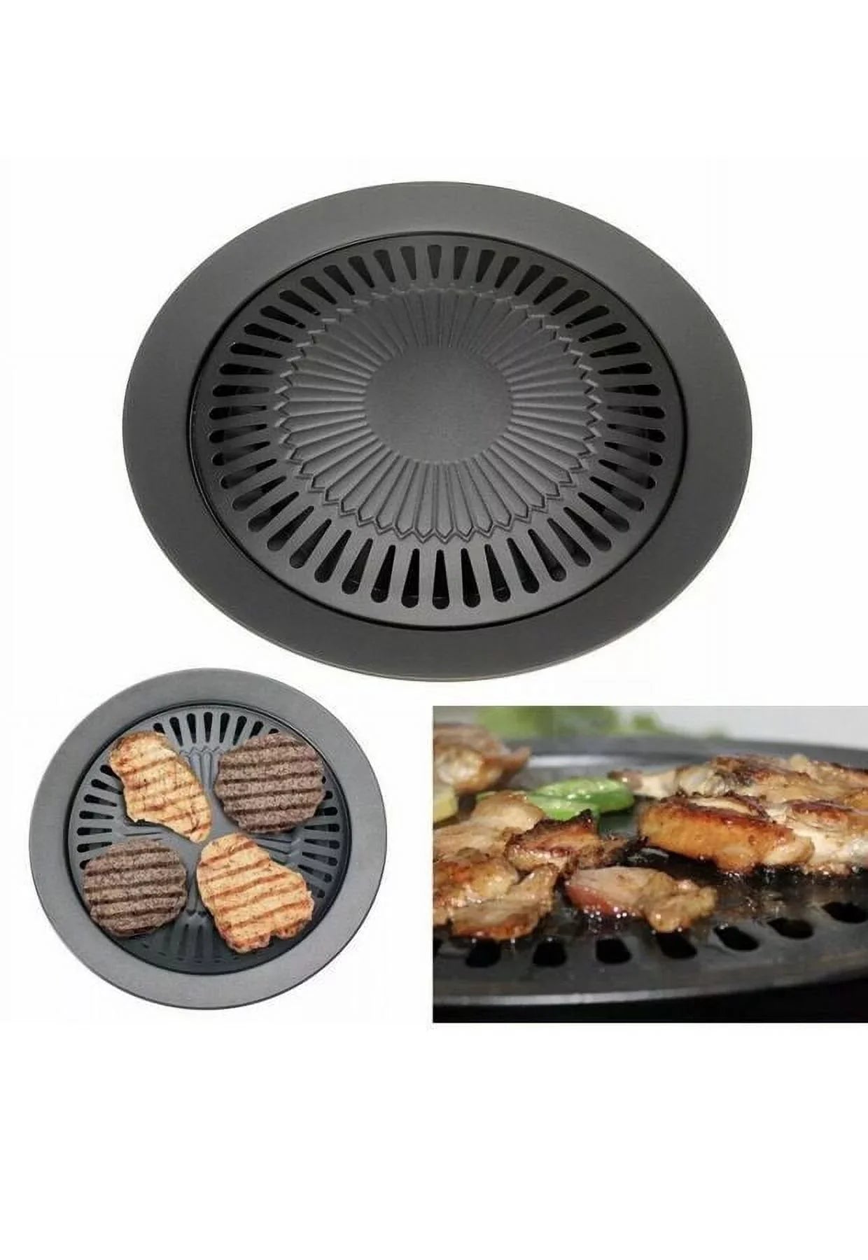 Bbq Grill Stove Gas For Outdoor Korean Kitchen Smokeless Indoor Stovetop Top Pan