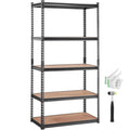 BENTISM Storage Storage Adjustable Unit Rack Shelving Garage 5-Tier lbs 2000 Load